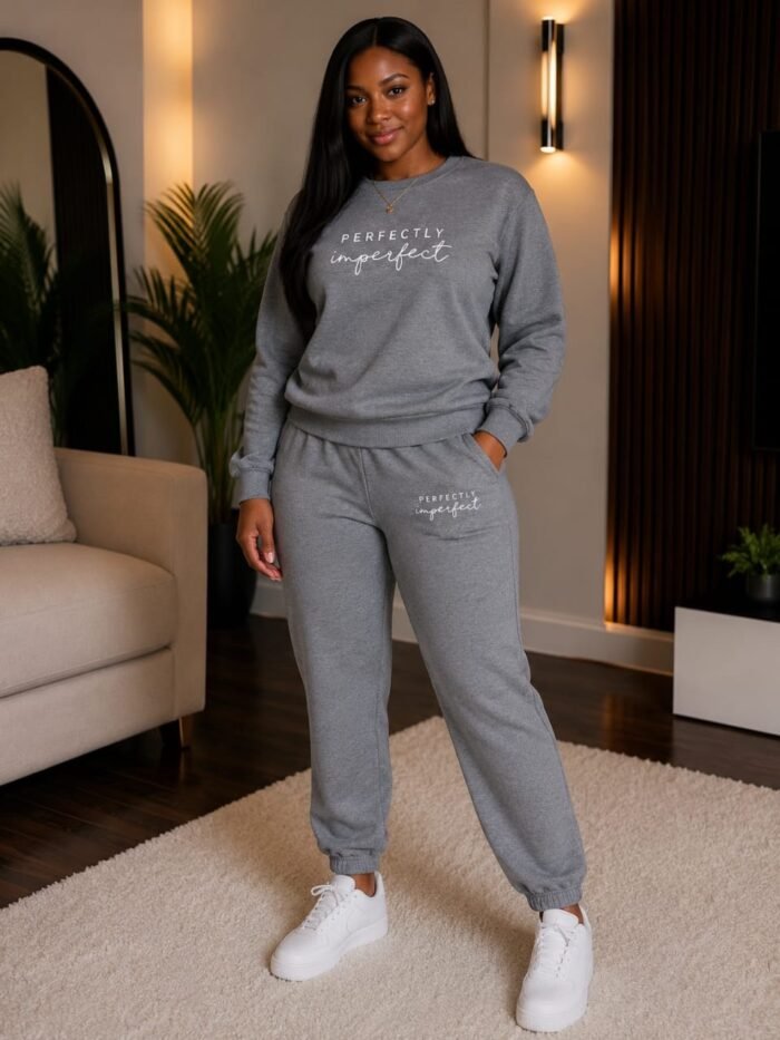 QUALITY LUXE EASYFIT UNISEX SET (JOGGERS AND SWEATSHIRT) - Image 2
