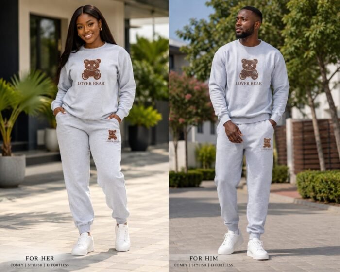 QUALITY LUXE EASYFIT UNISEX SET (JOGGERS AND SWEATSHIRT) - Image 2