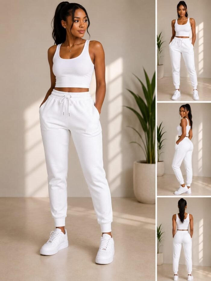 QUALITY LUXE EASYFIT UNISEX JOGGERS (Size M) - Image 2