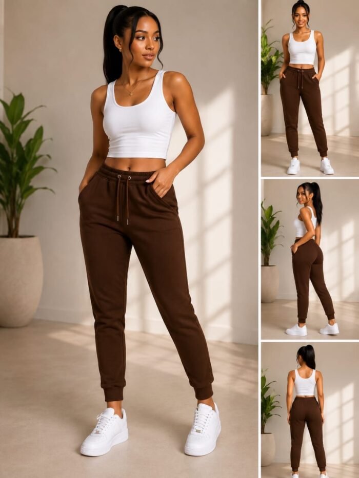 QUALITY LUXE EASYFIT UNISEX JOGGERS (Size M) - Image 5