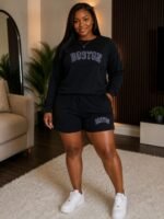URBAN GIRL 2 PIECE LOUNGE SET(SIZE 2XL)
