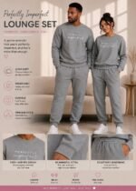 QUALITY LUXE EASYFIT UNISEX SET (JOGGERS AND SWEATSHIRT)