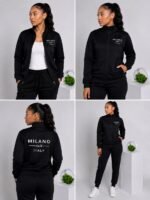 PREMIUM ZIP UP TRACK/VARSITY JACKET(UNISEX) - Image 4