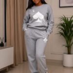 QUALITY LUXE EASYFIT UNISEX SET (JOGGERS AND SWEATSHIRT) SIZE M