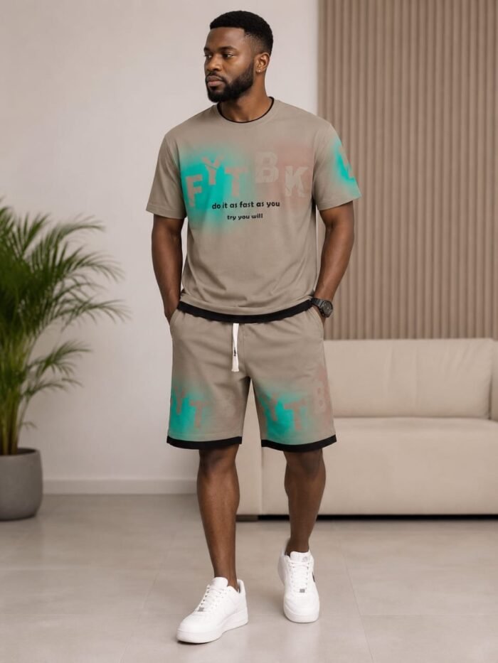 DESIGNER ROUND NECK POLO AND SHORT - Image 2