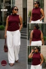 TIMELESS SLEEVELESS UTTERNECK TOP (SIZE 2XL) - Image 3