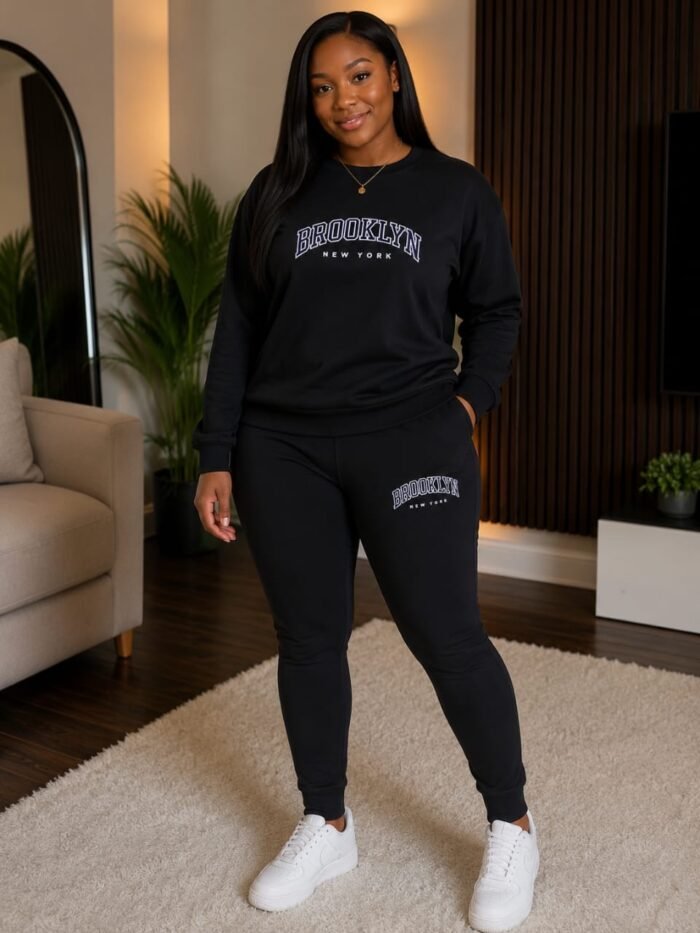 URBAN GIRL 2 PIECE LOUNGE SET (SIZE L) - Image 3