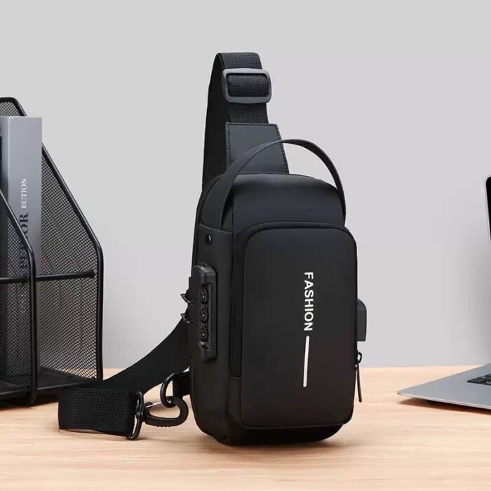 ANTI-THEFT MULTIFUNCTION WATERPROOF TRAVEL PACK MESSENGER CROSSBODY UNISEX BAG  (SLING CREST BAG) - Image 3