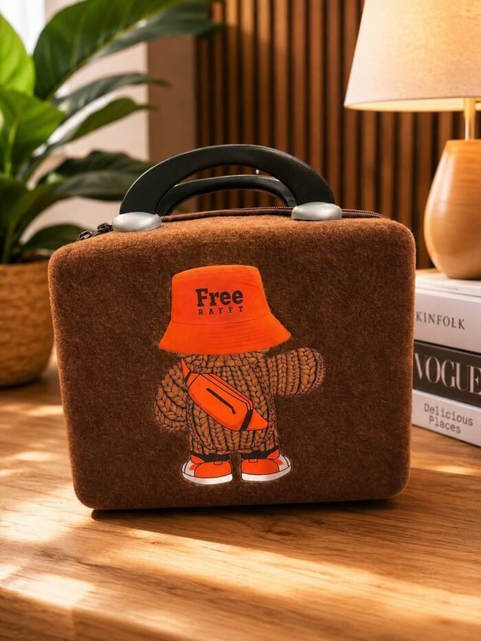 FELT LIGHT WEIGHT MATERIAL PREMIUM UNIQUE CHARACTER STORAGE/TRAVEL BOX/BAG - Image 3