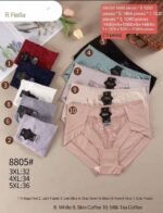 QUALITY FASHION SEAMLESS LADIES LACEY PANT DESIGN 2(Perfect for size 12,14,16,18)CODE 8805