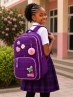 QUALITY CLASSY GIRLIE AESTHETIC SCHOOL BAG WITH SMALL STATIONERY CASE DESIGN 6Suitable for primary 4-jss2 - Image 4