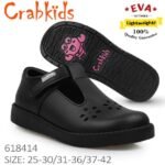 QUALITY LIGHT WEIGHT SOLE CRABKIDS GIRL SHOE 618414Comes in a box and a branded carrier bag(NORMAL/PERFECT SIZE FITTING)