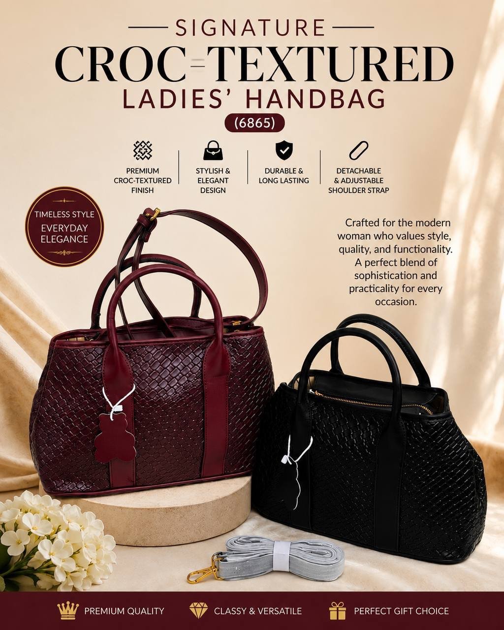 img_7563 QUALITY GENUINE LEATHER WOVEN HANDBAG DESIGN 017 - Image 1