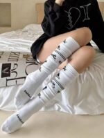 MULTI LAYER LONG TUBE SLOUCH TRENDY STYLISH GEN Z GIRLIE SOCKS