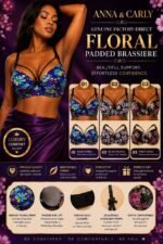 HIS.W QUALITY FLOWERY PATTERN PADDED BRA/BRASSIERE DESIGN 04