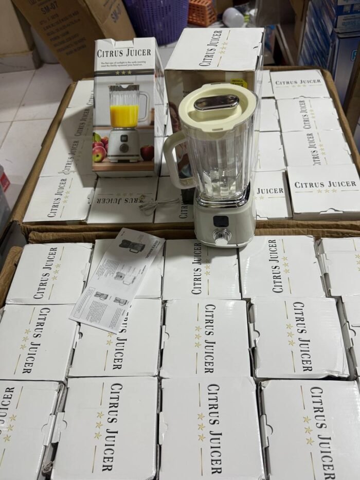 RECHARGEABLE CITRUS JUICER WITH 10-PIECE STAINLESS STEEL BLADES - Image 2