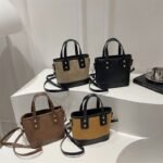 ARINOLA CUTE MINI PORTABLE QUALITY LEATHER BUCKET BAG