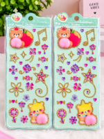 CUTE 3D SPARKLE RHINESTONE DECORATIVE STICKER GEM(For phone pouch,Cups,Diaries,Walls,Notepad n more) - Image 3
