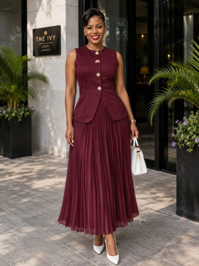 THE ROYAL PLEAT SKIRT POISE SET  (pick 1 size bigger) - Image 5