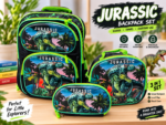 3IN1 CUTE 3D CARTON CHARACTER SCHOOL BAG,LUNCH BAG,PENCIL CASE(Perfect primary class) - Image 2