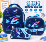 3IN1 CUTE 3D CARTON CHARACTER SCHOOL BAG,LUNCH BAG,PENCIL CASE(Perfect for Nursery to lower primary class) - Image 11