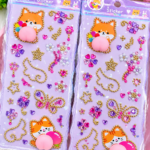 CUTE 3D SPARKLE RHINESTONE DECORATIVE STICKER GEM(For phone pouch,Cups,Diaries,Walls,Notepad n more)