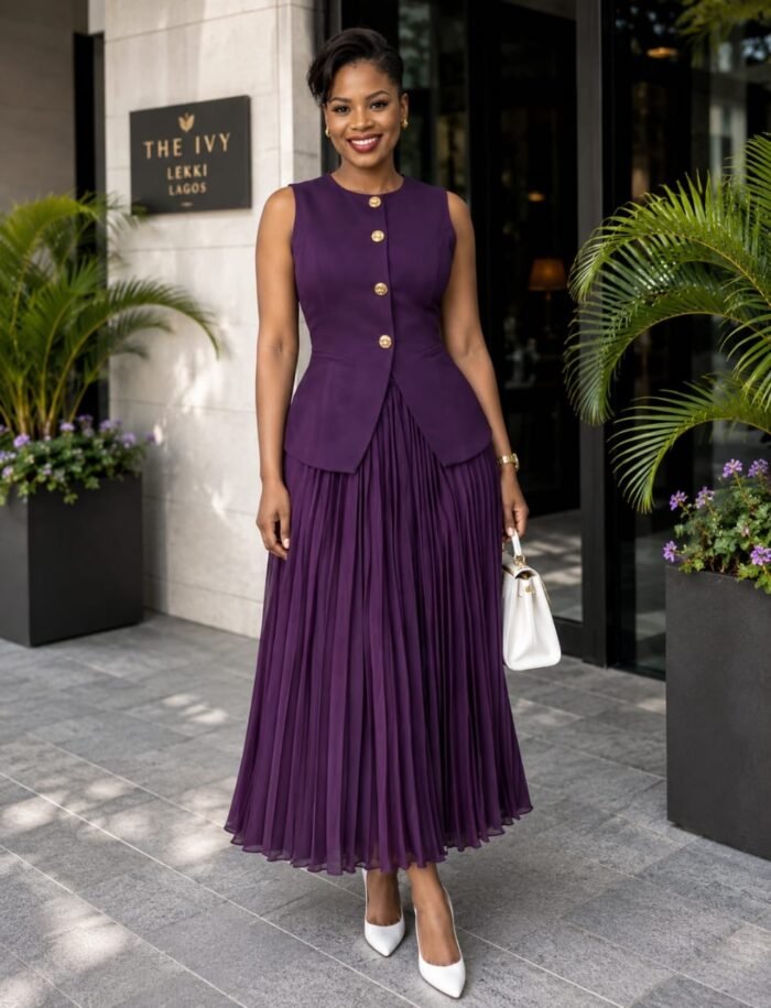 THE ROYAL PLEAT SKIRT POISE SET  (pick 1 size bigger) - Image 4