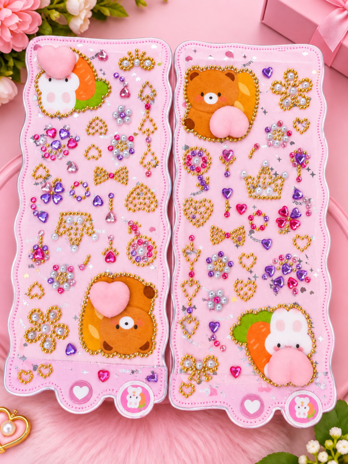 CUTE 3D SPARKLE RHINESTONE DECORATIVE STICKER GEM(For phone pouch,Cups,Diaries,Walls,Notepad n more) - Image 4