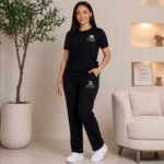 CELINE INSPIRED KNIT 2PIECE SETS  (SHORT-SLEEVED POLO TOP AND TROUSER) - Image 3