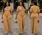 QUALITY SWEDE ALO STONE EMBELLISHED DESIGNER 2 PIECE DESIGN 6 - Image 2