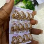 QUALITY NON TARNISH DURABLE 3 TONE XUPING EARRING DESIGN 10