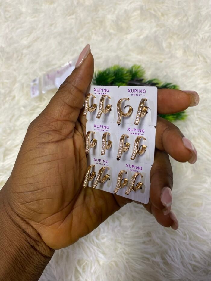 QUALITY NON TARNISH DURABLE XUPING EARRING DESIGN 13 - Image 2