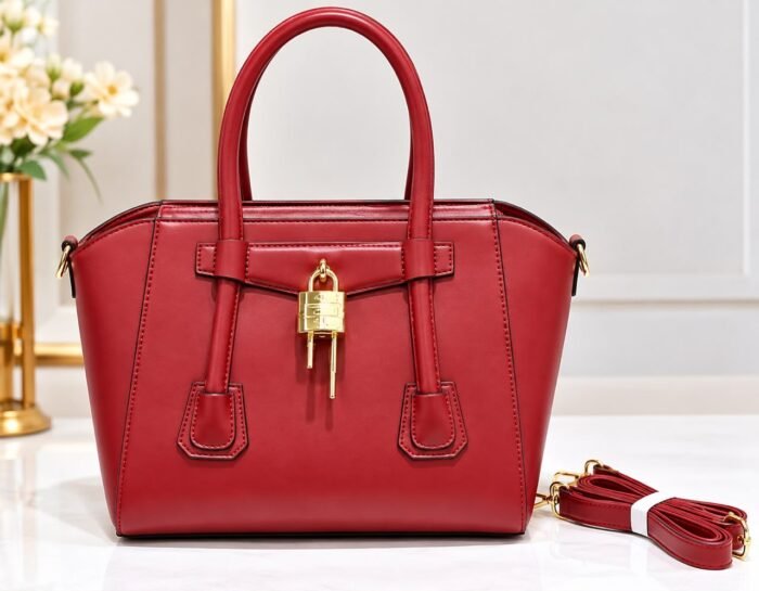 EXECUTIVE TIMELESS ELEGANT LOCK STRUCTURE LEATHER HANDBAG CODE 30724 - Image 5