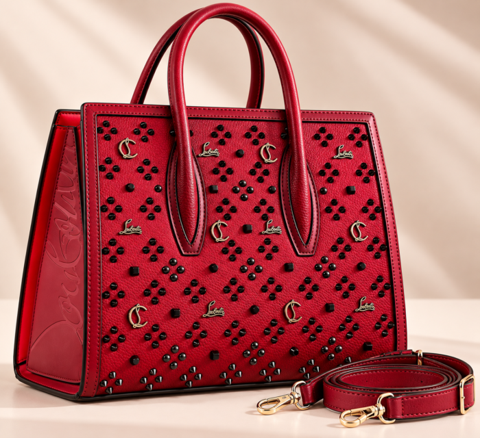 CHRISTIAN LOUBOUTIN DESIGNER INSPIRED SPIKED STRUCTURE HANDBAG Ember 2026 CODE 888 - Image 7