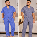 MEN 2PC PYJAMAS SET QUALITY SHIRT AND TROUSER NIGHT WEAR DSG CODE 81001 DSG 13
