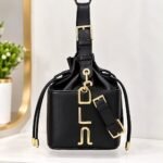 LUXURY CLASSY MINI DRAWSTRING GOLD DETAIL BUCKET BAG CODE 9118(Ember 2026) - Image 3
