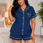 2PC QUALITY PYJAMAS SET SHIRT AND SHORT NIGHT WEAR DSG 7
