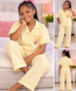 3IN1 KIDDIES QUALITY PYJAMAS TOP,SHORT AND TROUSER DSG 14(CODE 997/966) - Image 2