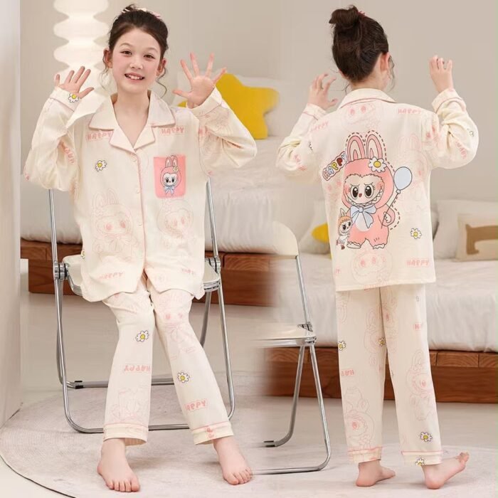 2PC KIDS QUALITY SHIRT  AND TROUSER PYJAMAS SET - Image 5