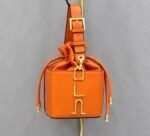 LUXURY CLASSY MINI DRAWSTRING GOLD DETAIL BUCKET BAG CODE 9118(Ember 2026) - Image 5