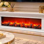 62CM VINTAGE LED FIREPLACE ANTIQUE STYLE WITH REMOTE AND CHANGES COLORS CODE RL-3(Ember 2026)••Uses Battery and can be plug to power bank or charger head