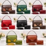 TIMELESS ELEGANCE C LUXE QUALITY STRUCTURE LEATHER HANDBAG WITH MINI PURSE CODE 1917