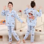 2PC KIDS QUALITY SHIRT AND TROUSER PYJAMAS SET - Image 3