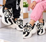 MINI PANDA TWO TONE CHUNKY KIDS SNEAKERS DSG 1 - Image 3