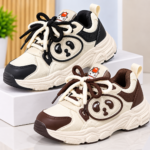 MINI PANDA TWO TONE CHUNKY KIDS SNEAKERS DSG 1