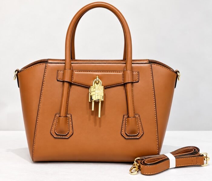 EXECUTIVE TIMELESS ELEGANT LOCK STRUCTURE LEATHER HANDBAG CODE 30724 - Image 4