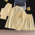 3IN1 KIDDIES QUALITY PYJAMAS TOP,SHORT AND TROUSER DSG 14(CODE 997/966) - Image 3