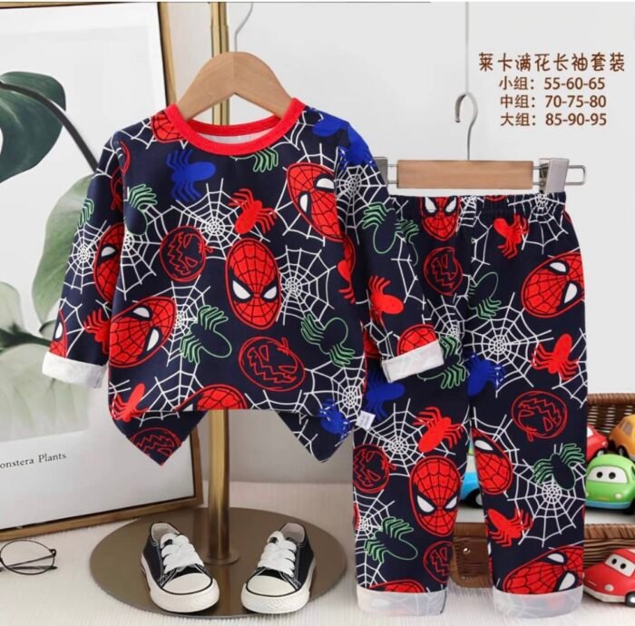 💯 PURE COTTON QUALITY KIDDIES LONG TOP AND TROUSER PYJAMAS 13(Ember 2026) - Image 19