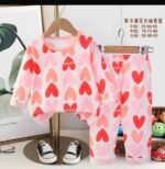 💯 PURE COTTON QUALITY KIDDIES LONG TOP AND TROUSER PYJAMAS 13(Ember 2026) - Image 18