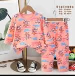 💯 PURE COTTON QUALITY KIDDIES LONG TOP AND TROUSER PYJAMAS 13(Ember 2026) - Image 14